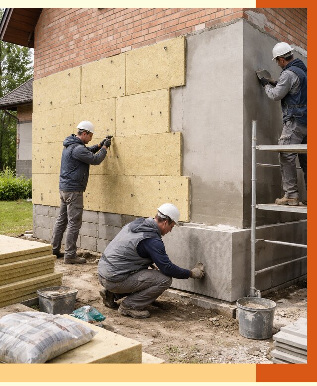 Утепление частного дома в Дальнегорске под ключ от 7728 руб/м2 — недорого | ТепломастерДль