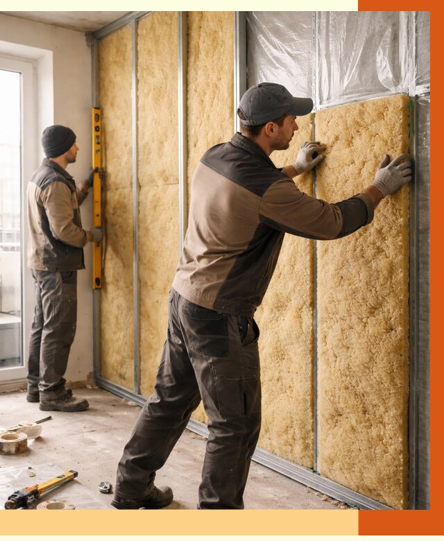 Утепление квартиры изнутри в Дальнегорске от 4482 руб. за м2 | Проф. работы ТепломастерДль