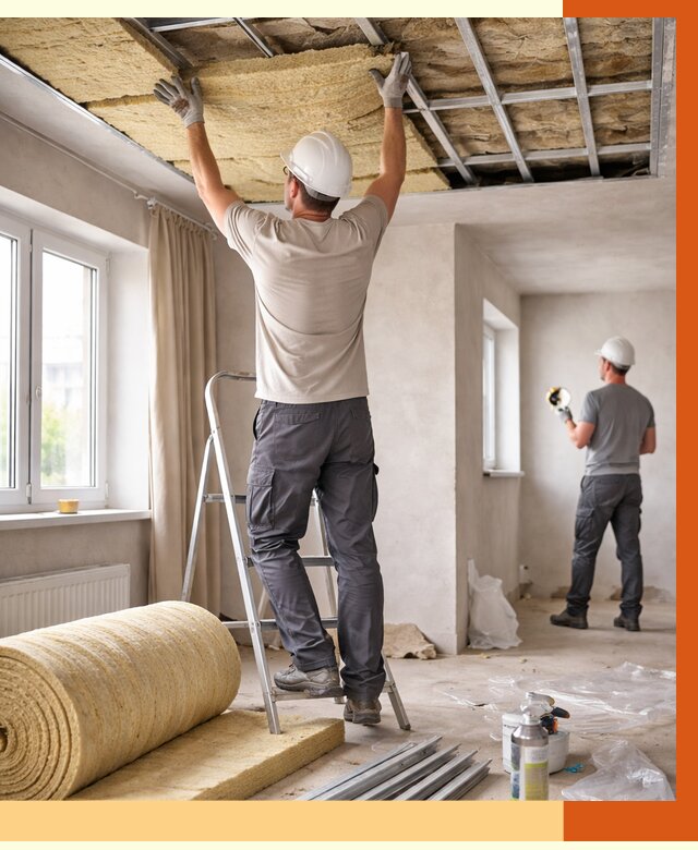 Утепление потолка в частном доме в Дальнегорске от 979 руб./м² — работы под ключ | ТепломастерДль