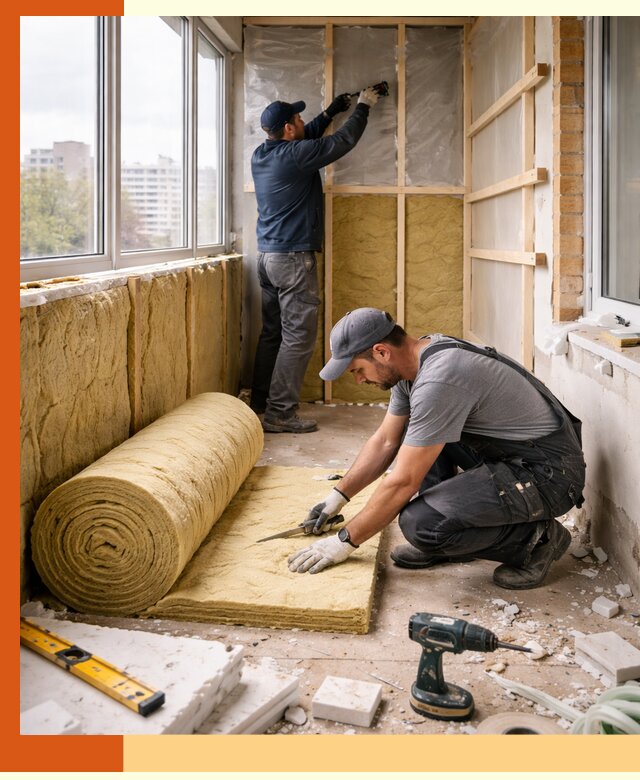 Утепление балкона под ключ в Дальнегорске качественно и быстро