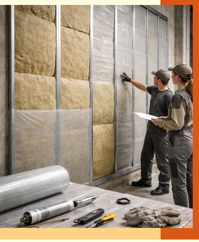 Утепление склада химсырья в Дальнегорске от 4637 руб. под ключ | ТепломастерДль