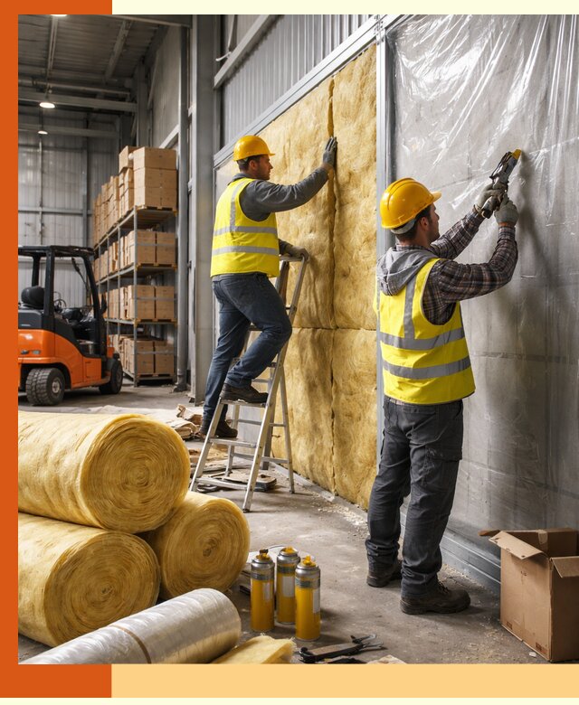 Утепление склада с техникой в Дальнегорске под ключ