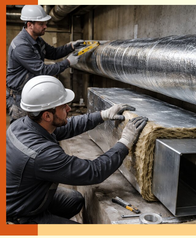 Профессиональное утепление воздуховодов и теплоизоляция в Дальнегорске