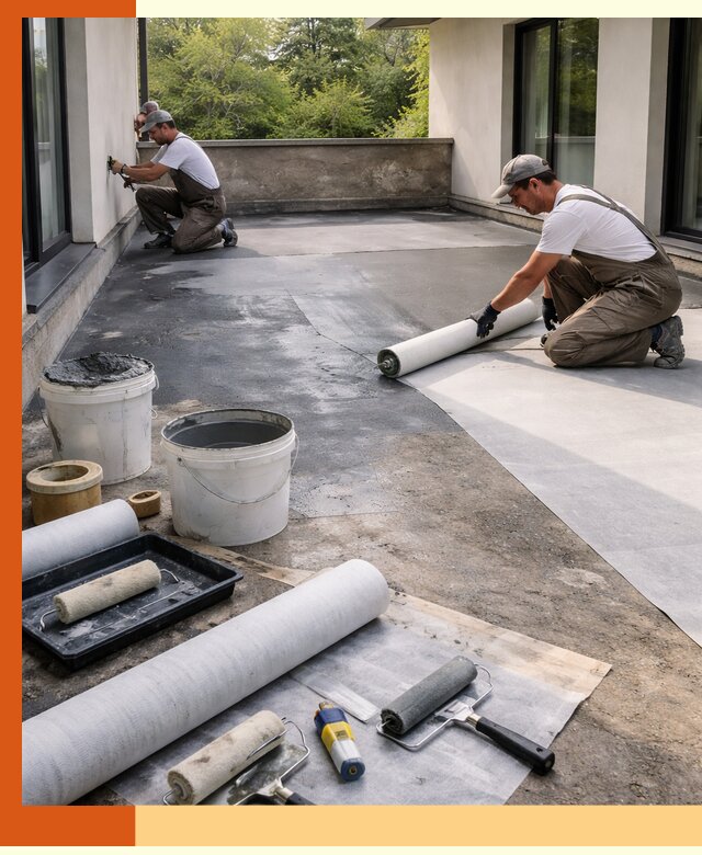 Гидроизоляция террасы в Дальнегорске — надежная защита от влаги и протечек